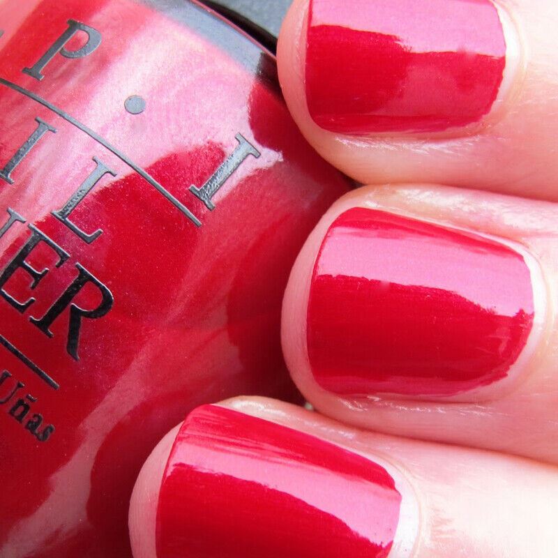 OPI Wocka Wocka! Red Shimmer Nail Polish from the OPI Muppets Collection. OPI Product Code HLC05