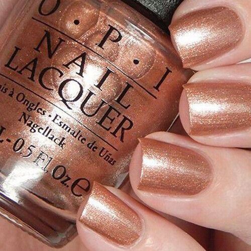OPI Worth a Pretty Penne Copper Shimmer Nail Polish from the OPI Venice Collection from 2015. OPI Product Item Code NLV27