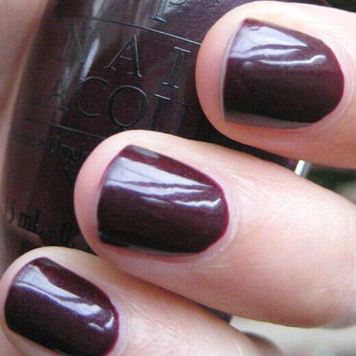 OPI Yes... I Can-Can! Dark Purple Shimmer Nail Polish. OPI Item Product Code NLF24