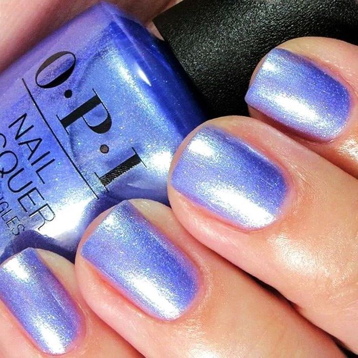 OPI You Had Me At HALO Blue Pearl Shimmer Nail Polish from the OPI x XBOX Collection. OPI Item Product Code NLD58