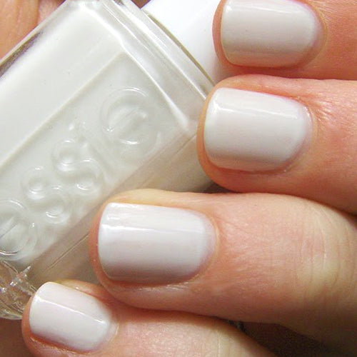 Essie Marshmallow. Sheer, white nail polish