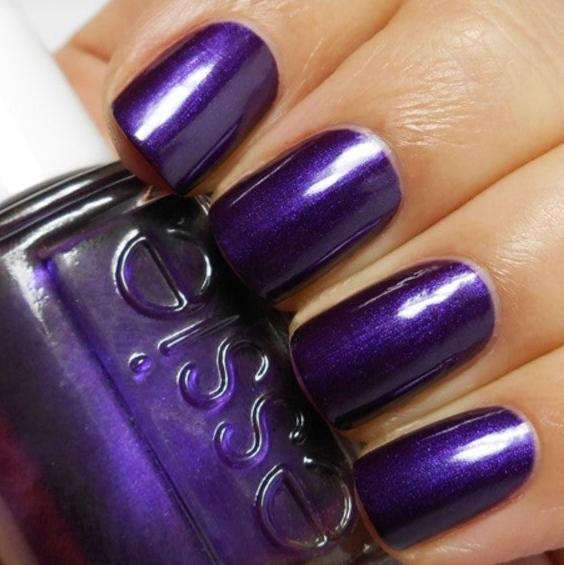 Essie Nail Lacquer in Sexy Divide Purple Metallic Shimmer 