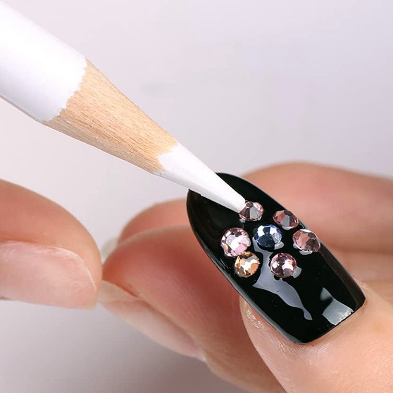 Nail Art Tool - Wax Picker Pencil (for Rhinestones, Gems & Glitter)