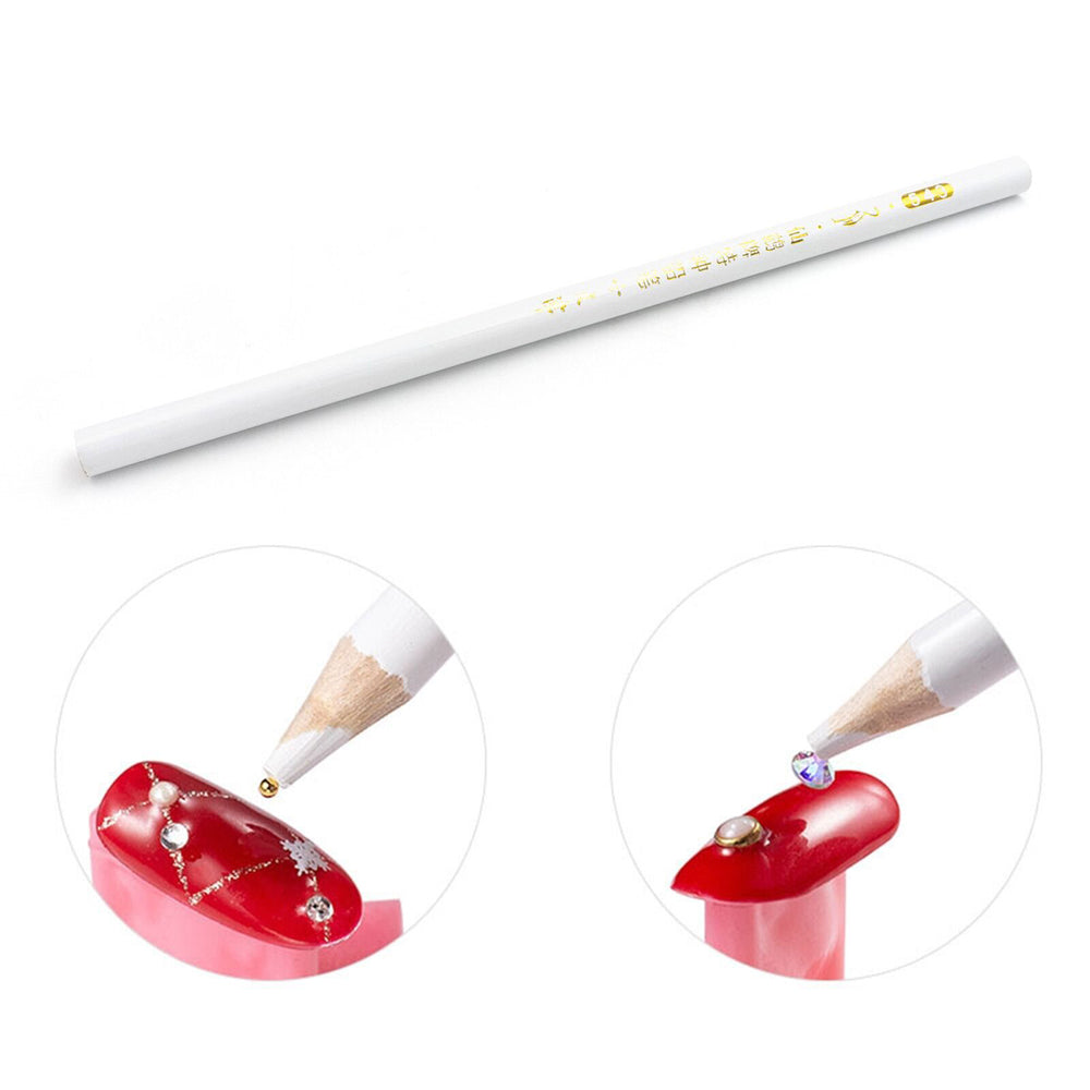 Nail Art Tool - Wax Picker Pencil (for Rhinestones, Gems & Glitter)