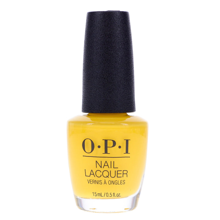 OPI Don't Tell a Sol Yellow Creme Nail Polish from the OPI Mexico City Collection. OPI Item Product Code NLM85