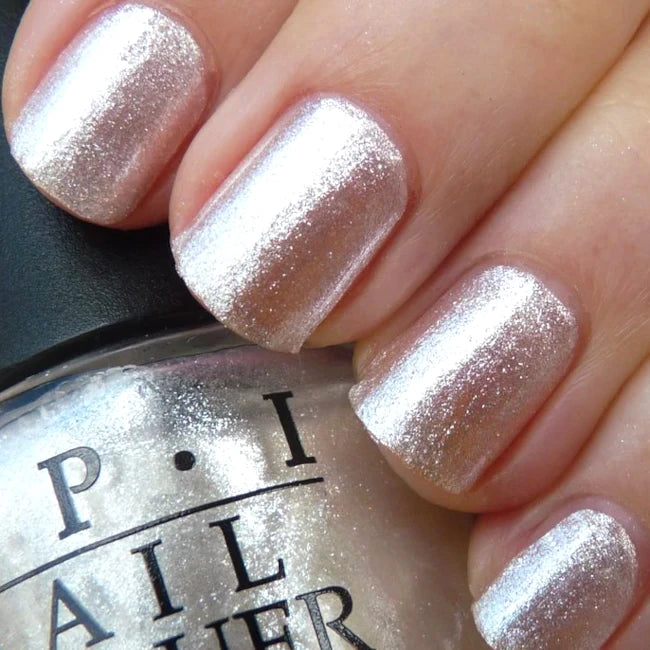 OPI Happy Anniversary! White Shimmer Sparkle Nail Polish