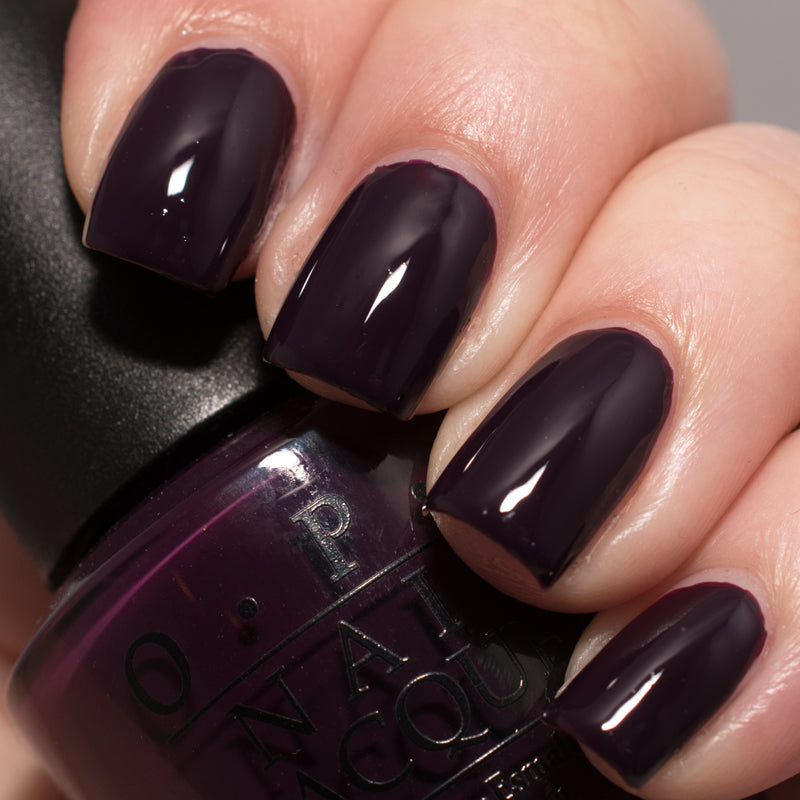 OPI Honk If You Love OPI Dark Purple Creme Nail Polish from the Touring America Collection. OPI Product Item Code NLT28