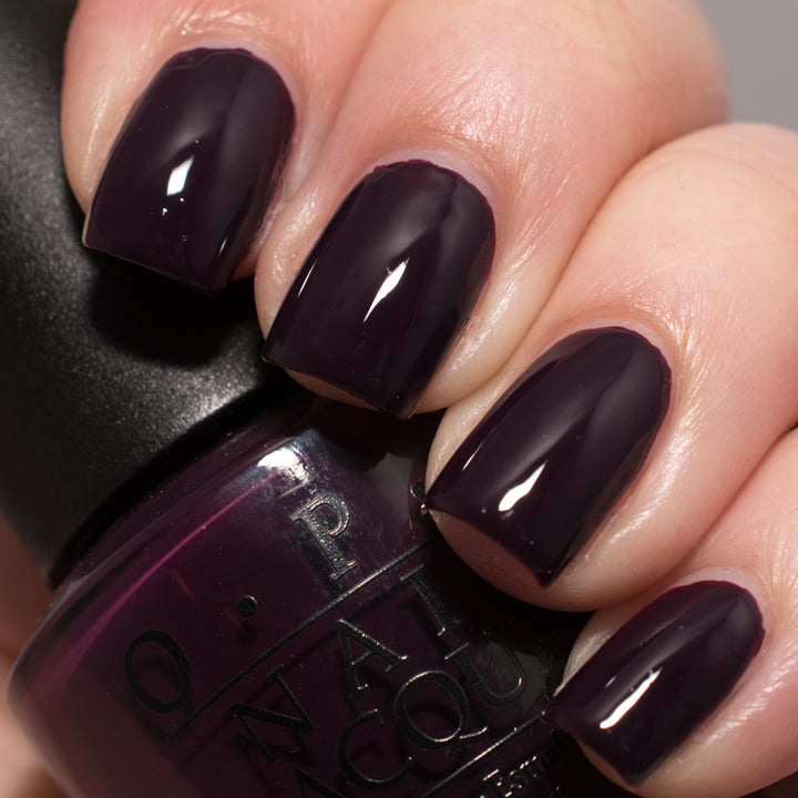 OPI Honk If You Love OPI Dark Purple Creme Nail Polish from the Touring America Collection. OPI Product Item Code NLT28