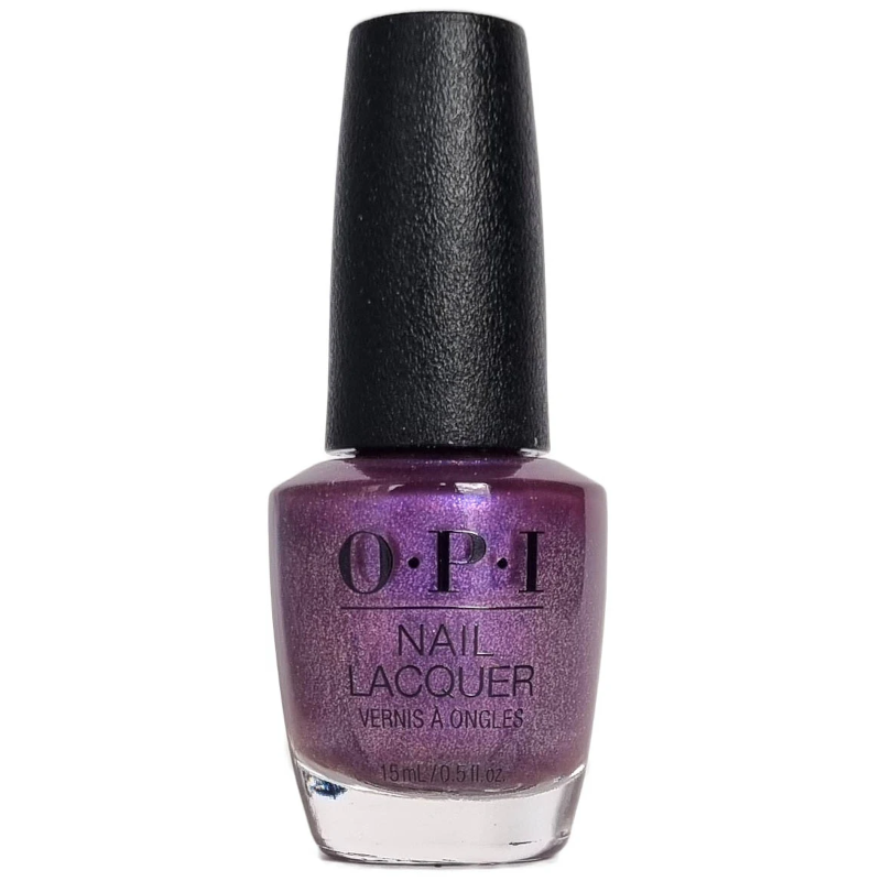 OPI I Sold My Crypto Violet Purple Shimmer Nail Polish from the Me, Myself & OPI Collection. OPI Item Product Code NLS012