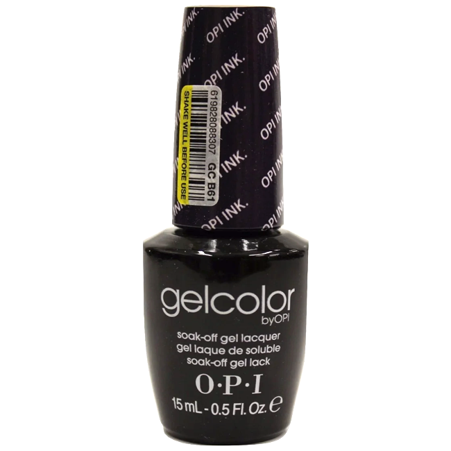 OPI GelColor Soak-Off Gel Nail Lacquer in OPI Ink.
