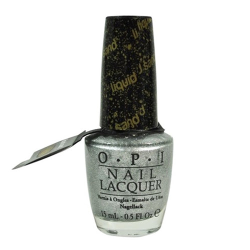 OPI It's Frosty Outside Silver Glitter Liquid Sand Nail Polish from the Mariah Carey Collection. OPI Item Product Code HLE20
