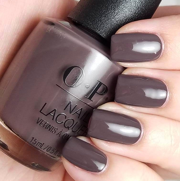 OPI Krona-Logical Order Dark Brown Creme Nail Polish from the OPI Iceland Collection 2017. OPI Item Product Code NLI55
