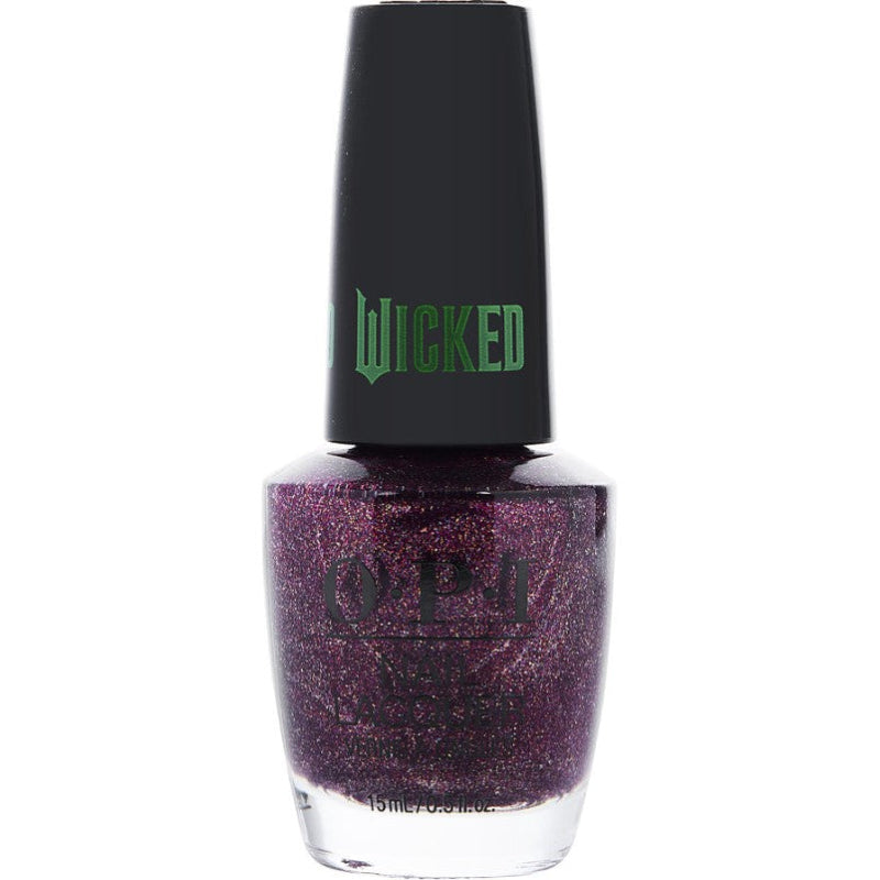 OPI Let's Rejoicify Plum Purple Shimmer Nail Polish from the OPI x Wicked Collaboration. OPI Item Product Code HRR03