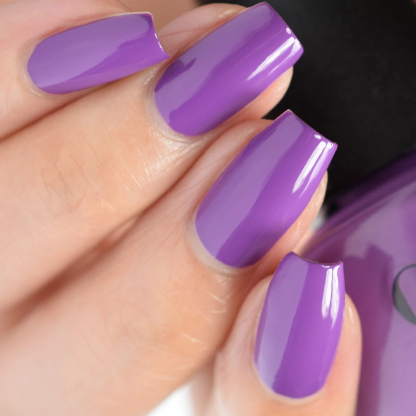 OPI Medi-Take it All In Purple Creme Nail Polish from the OPI Fall Wonders Collection from 2022. OPI Item Product Code NLF003