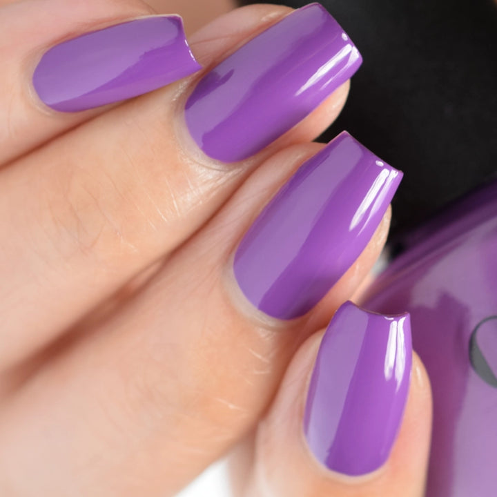 OPI Medi-Take it All In Purple Creme Nail Polish from the OPI Fall Wonders Collection from 2022. OPI Item Product Code NLF003
