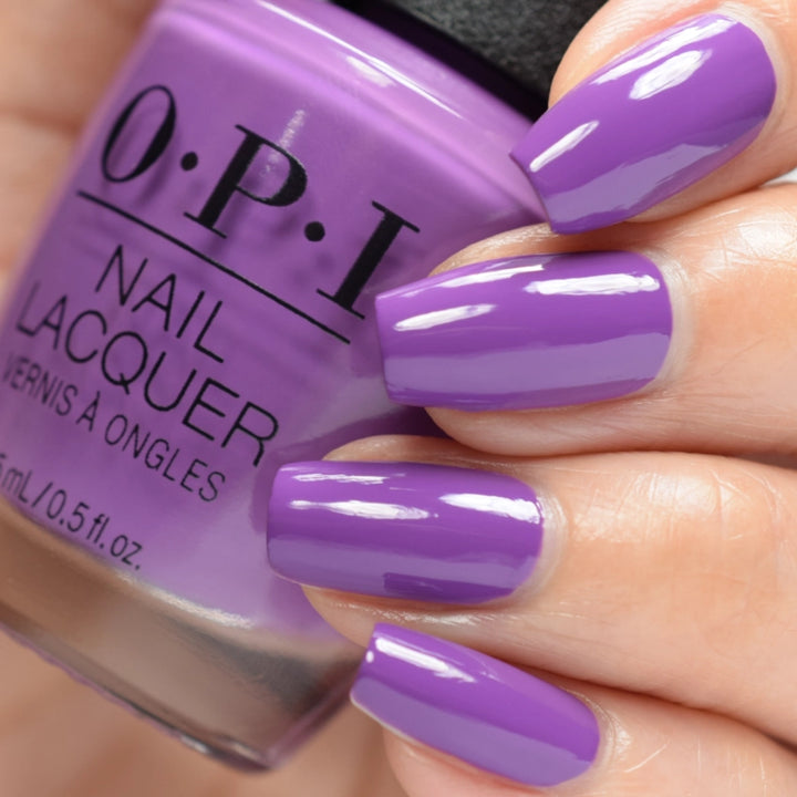 OPI Medi-Take it All In Purple Creme Nail Polish from the OPI Fall Wonders Collection from 2022. OPI Item Product Code NLF003