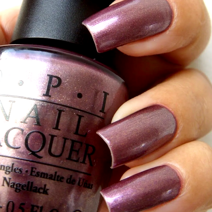 OPI Meet Me On The Star Ferry Violet Purple Shimmer Nail Polish from the OPI Hong Kong Collection. OPI Item Product Code NLH49