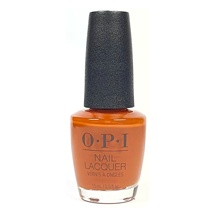 OPI My Italian is a Little Rusty Orange Creme Nail Polish from the OPI Muse of Milan Collection. OPI Item Product Code NLMI03