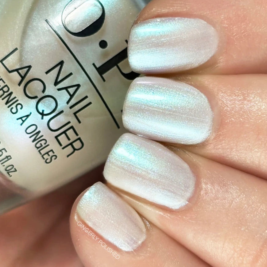 OPI Oh, For Oz Sake White Iridescent Pearl Nail Polish from the OPI x Wicked Collection from 2024