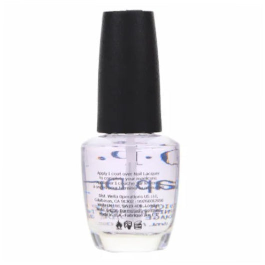 OPI RapiDry QuickDry Top Coat Image for Back of Bottle