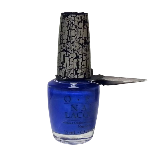 OPI Shatter in Blue Nail Polish Crackle Effect Top Coat Lacquer. OPI Item Product Code NLE63