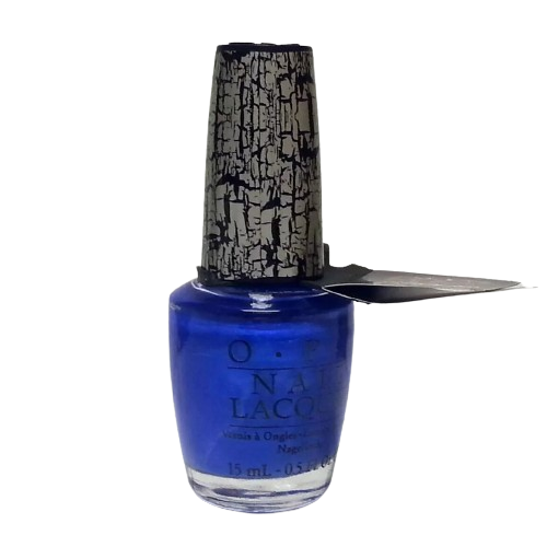 OPI Shatter in Blue Nail Polish Crackle Effect Top Coat Lacquer