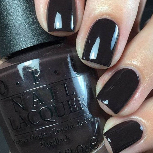 OPI Shh... It's Top Secret! Dark Brown Creme Nail Polish from the OPI Washington Collection. OPI Item Product Code NLW61