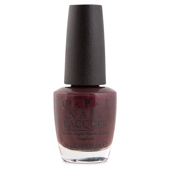 OPI Sleigh Ride For Two Maroon Red Shimmer Nail Polish from the OPI x Mariah Carey Holiday Collection 2013