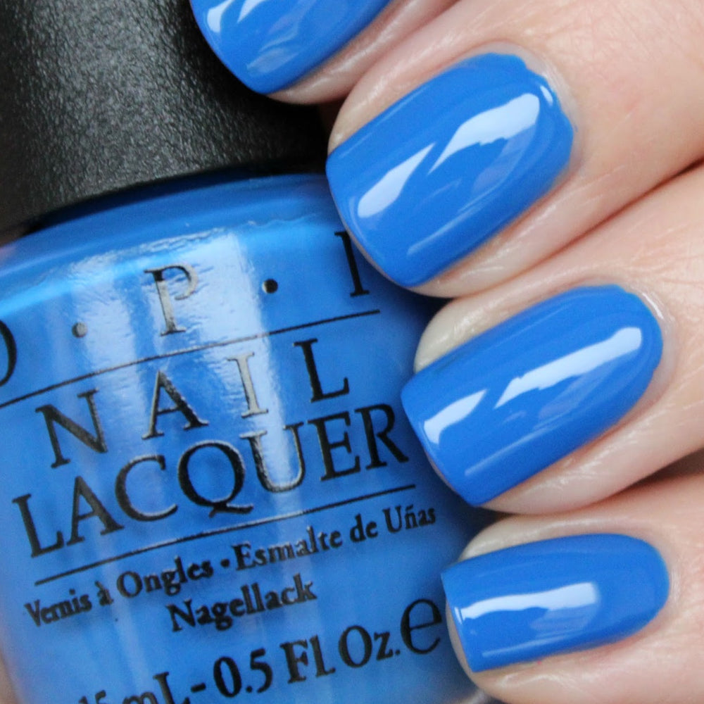 OPI Super Trop-i-cal-i-fiji-istic Blue Creme Nail Polish from the OPI Fiji Collection. OPI Item Product Code NLF87