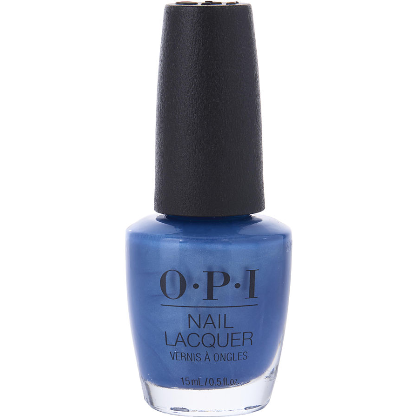 OPI Suzi Takes a Sound Bath Blue Frost Shimmer Nail Polish from the OPI Fall Wonders Collection. OPI Item Product Code NLF008