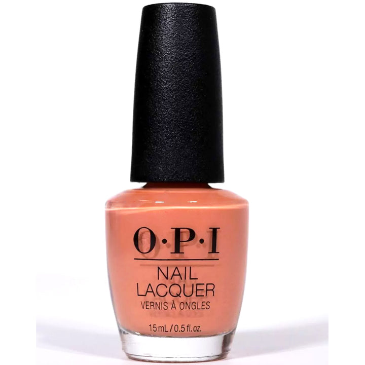 OPI The Future is You Orange Shimmer Nail Polish Lacquer from the OPI Power of Hue Collection. OPI Item Product Code NLB012