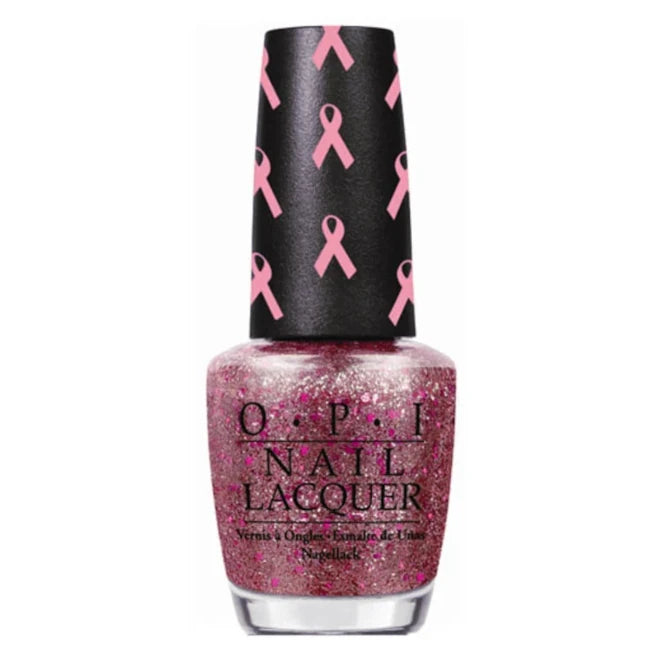 OPI The Power of Pink Hex Glitter and Sheer Pink Nail Polish. OPI Item Product Code SRF93