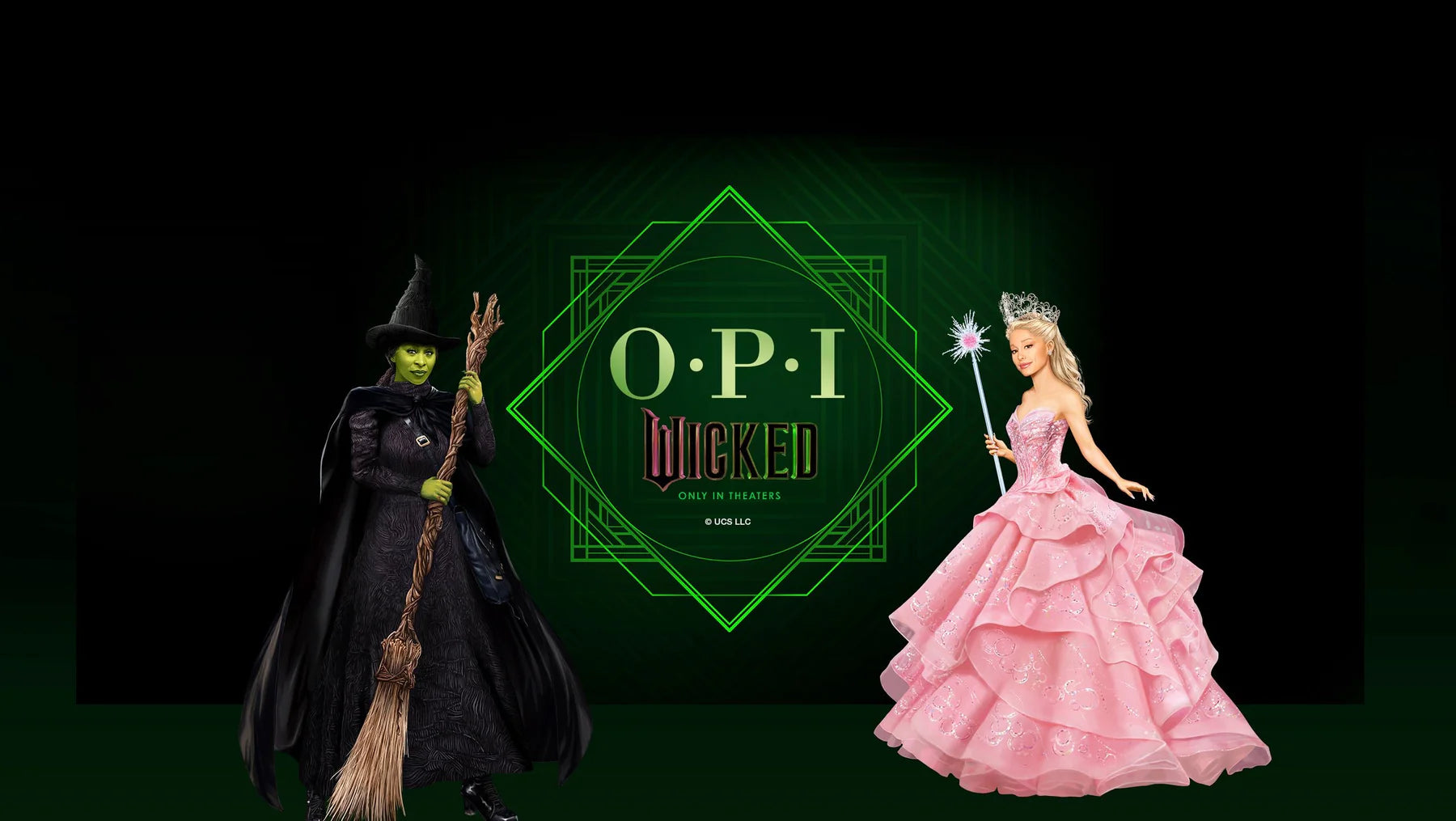 OPI Nail Lacquer x Wicked Nail Polish Collection Header Banner