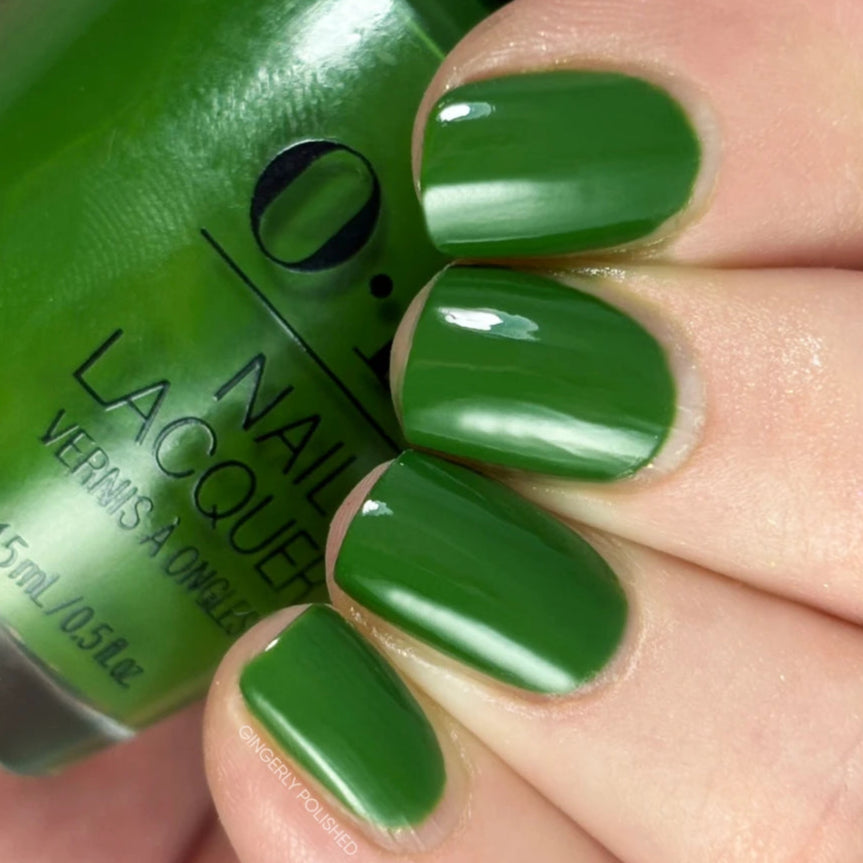 OPI Witch O'Clock Green Creme Nail Polish from the OPI x Wicked Holiday Collection