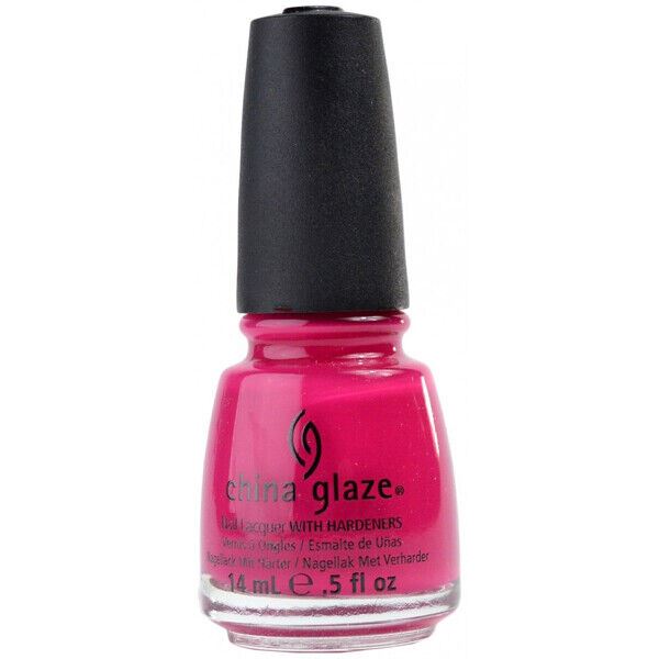 China Glaze - Fuchsia #009 (Dark Pink Creme Nail Lacquer)