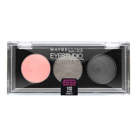 Maybelline - Silver Starlet #102 Eye Studio Trio Cream Eyeshadow