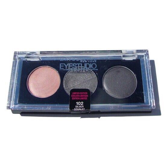 Maybelline - Silver Starlet #102 Eye Studio Trio Cream Eyeshadow