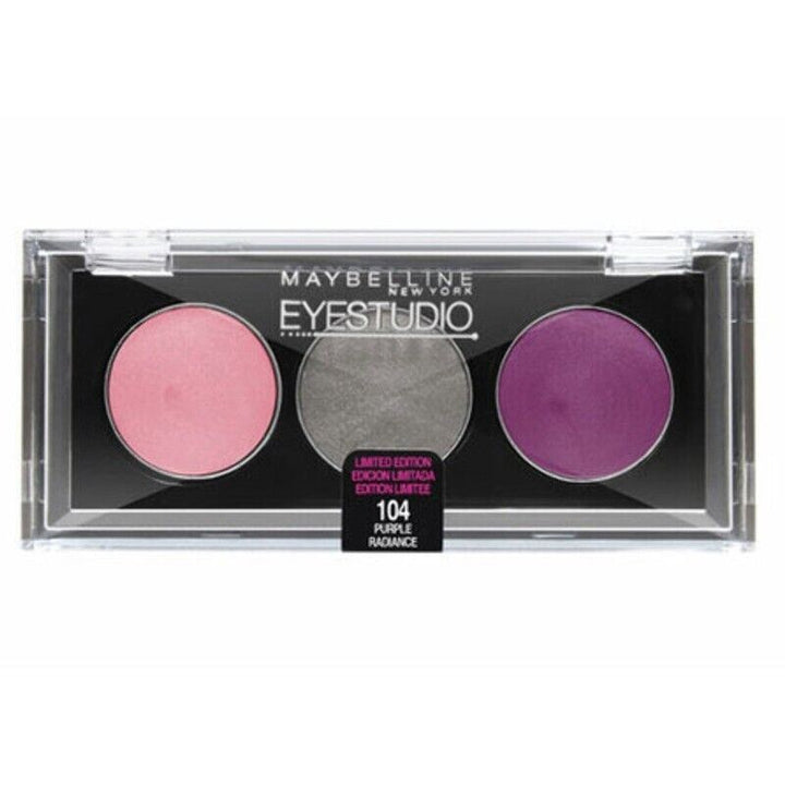 Maybelline - Purple Radiance #104 Eye Studio Trio Cream Eyeshadow