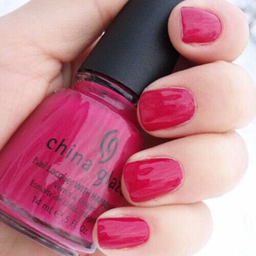 China Glaze - Designer Satin #654 (Dark Pink Creme Nail Lacquer)