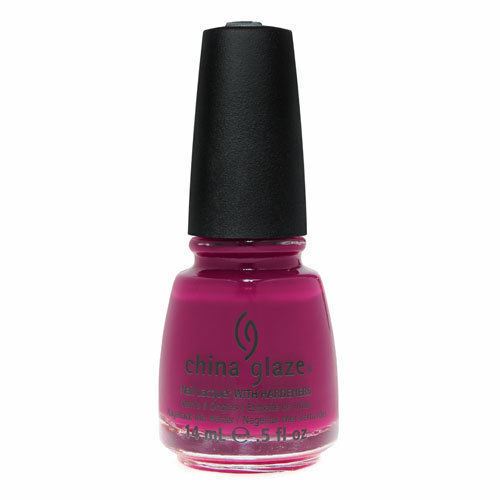 China Glaze - Designer Satin #654 (Dark Pink Creme Nail Lacquer)