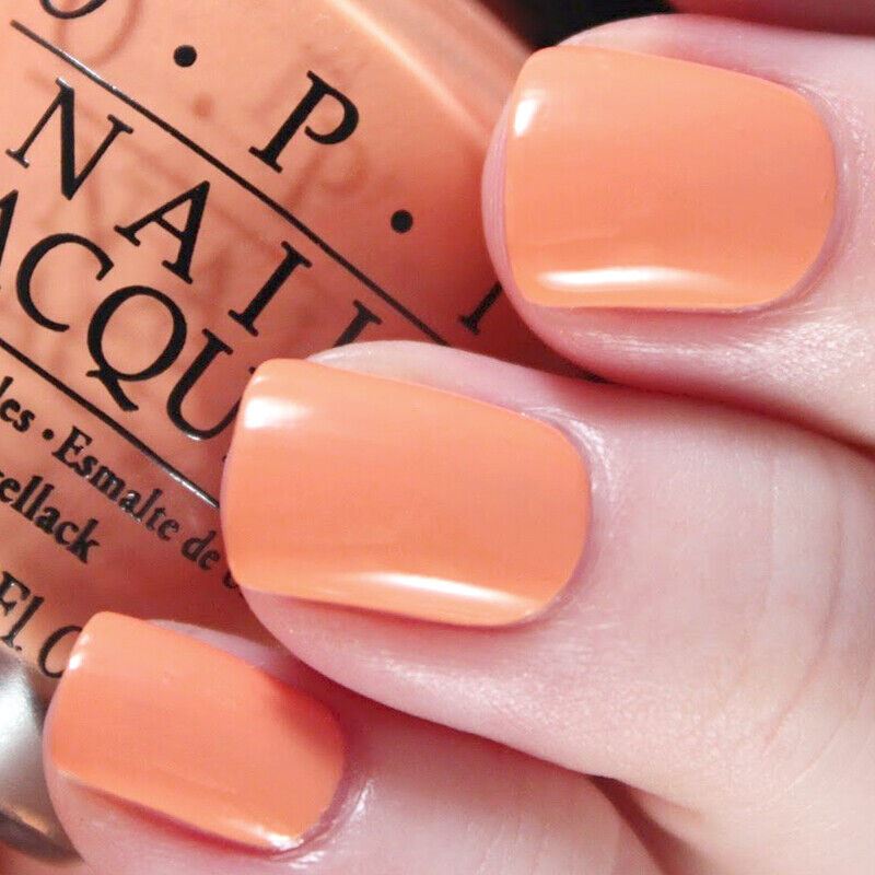 OPI - Is Mai Tai Crooked? NLH68 (Pale Orange Creme Nail Lacquer)