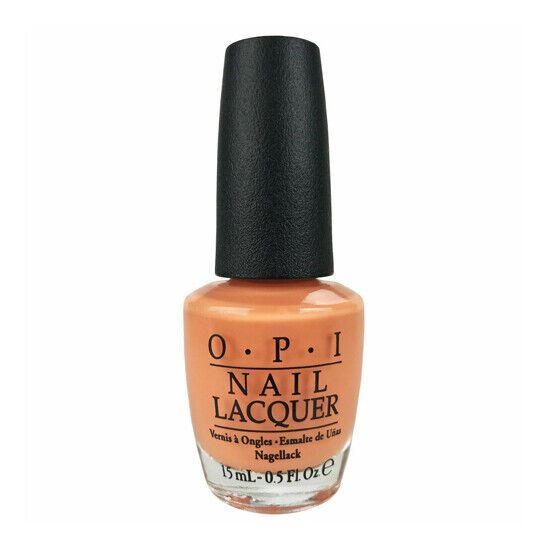 OPI - Is Mai Tai Crooked? NLH68 (Pale Orange Creme Nail Lacquer)