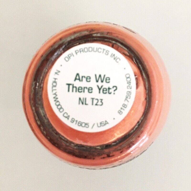 OPI - Are We There Yet? NLT23 (Coral Shimmer Nail Lacquer)