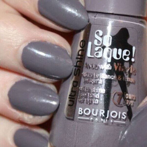 Bourjois Fashion Gris-Gris #49 So Laque! Ultra Shine Grey Nail Enamel Polish