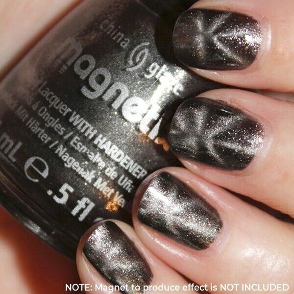 China Glaze Attraction #1108 Magnetix Grey Magnetic Nail Lacquer Polish