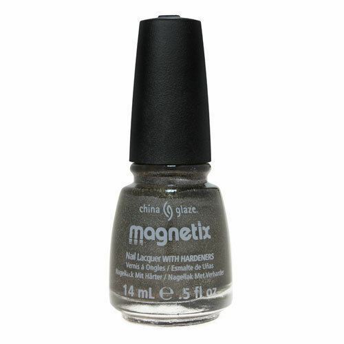 China Glaze Attraction #1108 Magnetix Grey Magnetic Nail Lacquer Polish