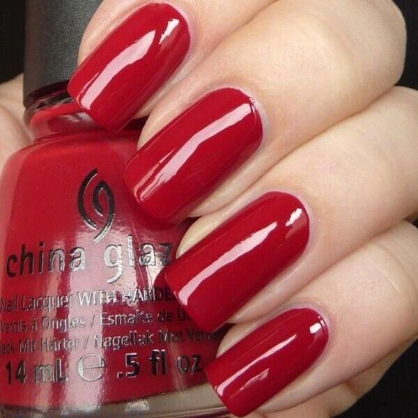China Glaze China Rouge #711 Red Creme Nail Lacquer Polish