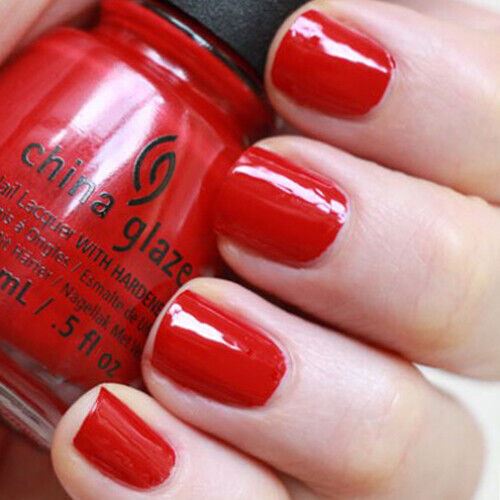 China Glaze Salsa #105 Red Creme Nail Lacquer Polish