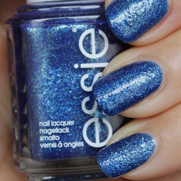 Essie Lots Of Lux Blue Textured Nail Polish