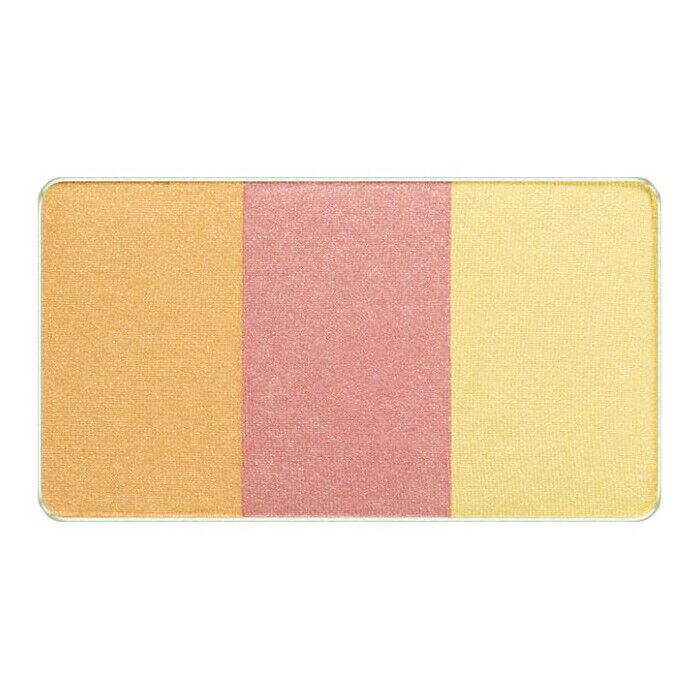 Inglot Freedom System #106 FEBulous! Face Eyes Body Highlighter Trio. Can also be used as an eyeshadow. Palette contains shades/colours in yellow, orange and pink.